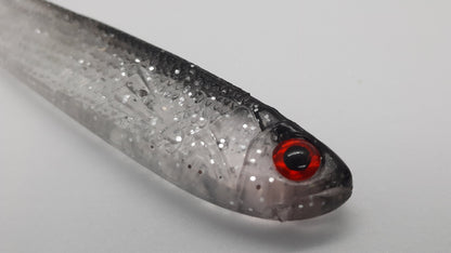 3.9" SILVER SHADOW MINNOW SOFT PLASTIC - 10 PACK