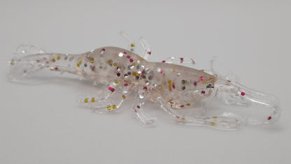 3.1" GLITTER BANG SHRIMP STINGER SOFT PLASTIC - 5 PACK